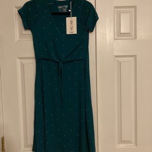 NWT Latched Mama drawstring dress size XS
